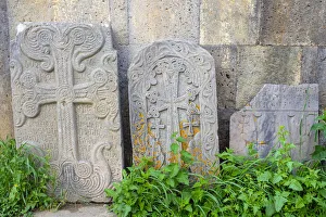 Armenian Monastery Architecture Prints: Khachars at Tatev Monastery complex, Tatev, Syunik Province, Armenia