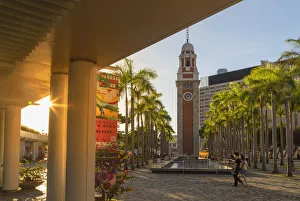 Former Kowloon-Canton Clock Tower, Tsim Sha Tsui, Kowloon, Hong Kong Former Kowloon-Canton Clock Tower, Tsim Sha Tsui, Kowloon, Hong Kong