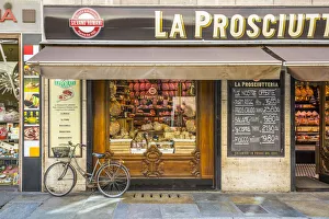La Prosciutteria delicatessen, Parma, Emilia-Romagna, Italy La Prosciutteria delicatessen, Parma, Emilia-Romagna, Italy