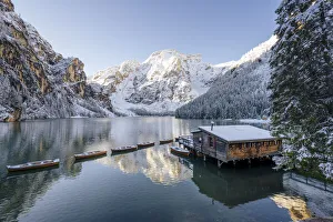 Lake Braies (Pragser Wildsee), South Tyrol, Italy Lake Braies (Pragser Wildsee), South Tyrol, Italy