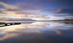 Lake Tarawerea sunrise, Rotorua, New Zealand Lake Tarawerea sunrise, Rotorua, New Zealand