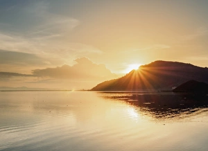 Lake Titicaca at sunrise, Puno, Peru