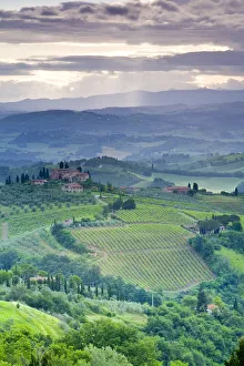 Landscape, San Gimignano, Tuscany, Italy Landscape, San Gimignano, Tuscany, Italy