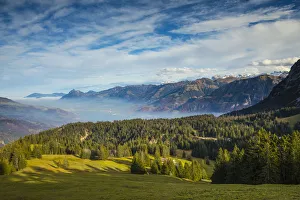 Landscape above Sarnersee, Obwalden, Switzerland Landscape above Sarnersee, Obwalden, Switzerland