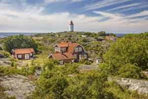 Landsort Fyr lighthouse on the archipelago island of A-ja,Stockholm County, Sweden Landsort Fyr lighthouse on the archipelago island of A-ja,Stockholm County, Sweden