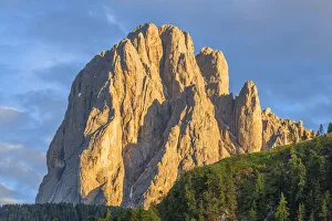 Langkofel N-face, Groeden, St. Christina, Dolomites, South Tyrol, Italy Langkofel N-face, Groeden, St. Christina, Dolomites, South Tyrol, Italy