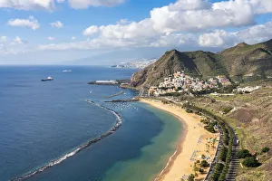 Las Teresitas beach, Santa Cruz de Tenerife, Tenerife, Canary Islands, Spain Las Teresitas beach, Santa Cruz de Tenerife, Tenerife, Canary Islands, Spain