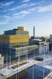 AWL Print of The Library of Birmingham, Centenary Square