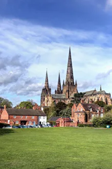 Lichfield Cathedral, Lichfield, Staffordshire, UK Lichfield Cathedral, Lichfield, Staffordshire, UK