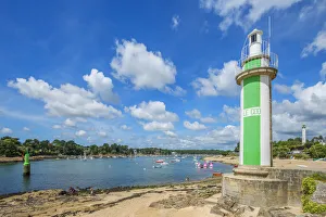 Lighthouse of Benodet, Departement Finistere, Brittany, France Lighthouse of Benodet, Departement Finistere, Brittany, France