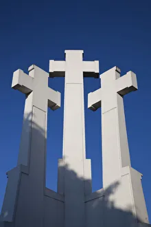 Prints of Lithuania, Vilnius, Three Crosses Hill Vilnius Prints: Lithuania, Vilnius, Three Crosses Hill Print