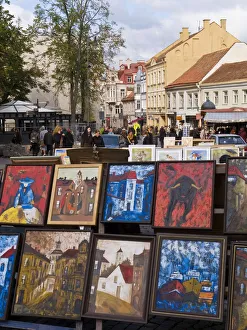 Lithuania, Vilnius, paintings for sale Lithuania, Vilnius, paintings for sale