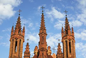 Prints of Lithuania, Vilnius, St Annes Church Vilnius Prints: Lithuania, Vilnius St Anne's Church Print