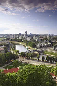 Lithuania, Vilnius, View Of Business District Lithuania, Vilnius, View Of Business District