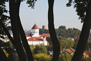 Prints of Lithuania, Vilnius, View Of Church Of The Holy Mother Of God Vilnius Prints: Lithuania Print - Church of the Holy Mother of God in Vilnius