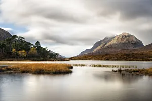 Loch Clair with Liathach, one of the most famous of the Torridon Hills, in the background Loch Clair with Liathach, one of the most famous of the Torridon Hills, in the background