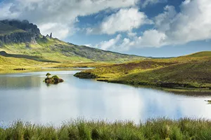 Loch Fada & Old Man of Storr, Isle of Skye, Highland Region, Scotland Loch Fada & Old Man of Storr, Isle of Skye, Highland Region, Scotland