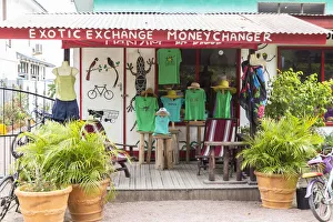 LSmall shop selling beachwear, a Digue, Seychelles LSmall shop selling beachwear, a Digue, Seychelles