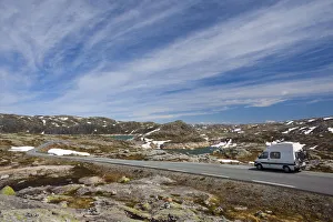 The luna-like landscape of Sirdalsheiane which greets tourists on the drive out of The luna-like landscape of Sirdalsheiane which greets tourists on the drive out of