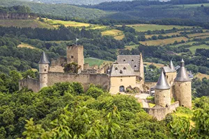Luxembourg Print: Bourscheid Castle