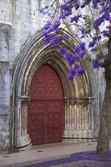 Main Entrance of the Carmo Church, Lisbon, Portugal Main Entrance of the Carmo Church, Lisbon, Portugal