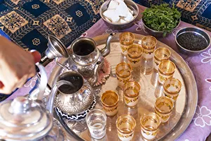 Moroccan Mint Tea Prints: Making mint tea, Morocco