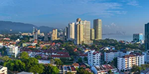 Malaysia, Penang, Georgetown, Modern Skyline Malaysia, Penang, Georgetown, Modern Skyline