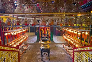 Man Mo Temple, Sheung Wan, Central District, Hong Kong Island, Hong Kong, China Man Mo Temple, Sheung Wan, Central District, Hong Kong Island, Hong Kong, China