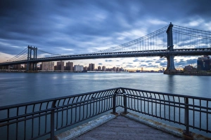 Manhattan Bridge from Brooklyn, New York City, New York, USA Manhattan Bridge from Brooklyn, New York City, New York, USA