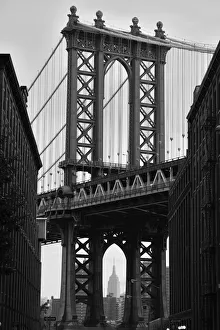 Manhattan Bridge, DUMBO, Brooklyn, New York, USA Manhattan Bridge, DUMBO, Brooklyn, New York, USA