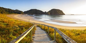 Matapouri Beach at sunrise, Tutukaka Coast, Northland, North Island, New Zealand Matapouri Beach at sunrise, Tutukaka Coast, Northland, North Island, New Zealand