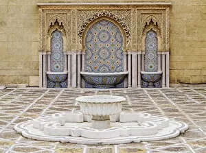 Rabat Collection: The Mausoleum of a King Mohammed V, detailed view, Rabat, Rabat-Sale-Kenitra Region