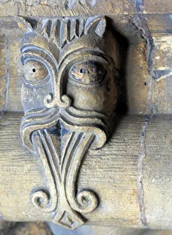 Medieval sculpture on Western facade of Lincoln Cathedral, Lincoln, Lincolnshire, England Medieval sculpture on Western facade of Lincoln Cathedral, Lincoln, Lincolnshire, England
