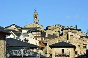 The medieval village of Puebla de Sanabria. Castilla y Leon, Spain The medieval village of Puebla de Sanabria. Castilla y Leon, Spain