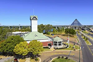 Memphis, Tennessee, Memphis Visitors Center, Riverside Drive, Memphis Pyramid Memphis, Tennessee, Memphis Visitors Center, Riverside Drive, Memphis Pyramid