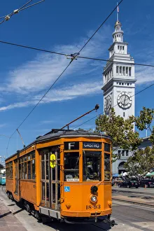 Former Milan (Italy) tram known also as ATM Class 1500 or Carrelli at the Embarcadero Former Milan (Italy) tram known also as ATM Class 1500 or Carrelli at the Embarcadero