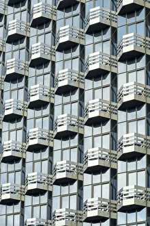 Modern Architecture Detail, Los Angeles, California, USA Modern Architecture Detail, Los Angeles, California, USA