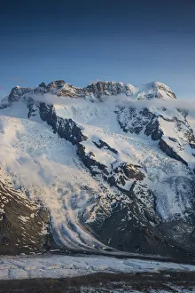 Valais Alps Europe Prints: Monte Rosa range & Gornergletscher, Zermatt, Valais, Switzerland