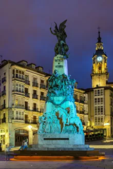 Monument of the Battle of Vitoria, Plaza de la Virgen Blanca, Vitoria-Gasteiz, Alava Monument of the Battle of Vitoria, Plaza de la Virgen Blanca, Vitoria-Gasteiz, Alava