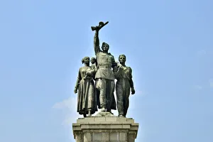 Balkan Peninsula Travel Destinations Prints: Monument to the Soviet Army. Sofia, Bulgaria