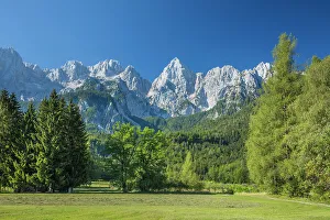 Prints of Mount Spik and the Julian Alps, Kranjska Gora, Triglav National Park, Slovenia Slovenia Prints: Mount Spik Print, Kranjska Gora Landscape