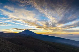 Mount Teide at Sunset, Tenerife, Canary Islands, Spain Mount Teide at Sunset, Tenerife, Canary Islands, Spain