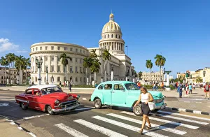 National Capitol building (El Capitolio), Centro Habana Province, Havana, Cuba National Capitol building (El Capitolio), Centro Habana Province, Havana, Cuba