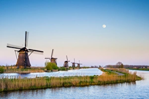 Netherlands, South Holland, Kinderdijk, UNESCO World Heritage Site Netherlands, South Holland, Kinderdijk, UNESCO World Heritage Site