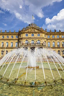 Neues Schloss (New Castle), Stuttgart, Baden-Wurttemberg, Germany Neues Schloss (New Castle), Stuttgart, Baden-Wurttemberg, Germany
