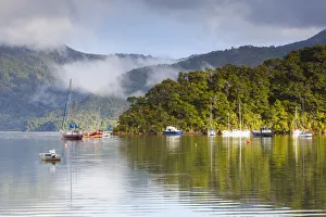 Ngakuta Bay, Queen Charlotte Sound, Marlborough Sounds, South Island, New Zealand Ngakuta Bay, Queen Charlotte Sound, Marlborough Sounds, South Island, New Zealand