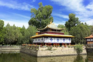 Norbulingka palace, Lhasa, Tibet, China Norbulingka palace, Lhasa, Tibet, China