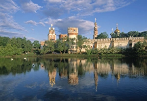 Moscow Russia Landmarks Prints: Novodevichy Monastery