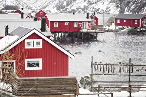 Nusfjord village, Lofoten Islands, Norway Nusfjord village, Lofoten Islands, Norway