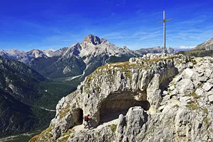 Observatory, the 1st World War Freilichtmusem, south summit of Monte Piana, Alta Observatory, the 1st World War Freilichtmusem, south summit of Monte Piana, Alta
